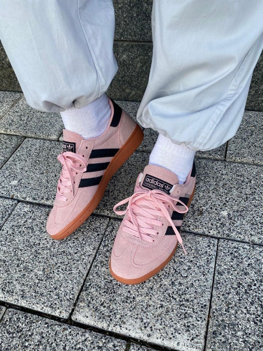 Кроссовки Adidas Spezial Pink Black 10242 фото