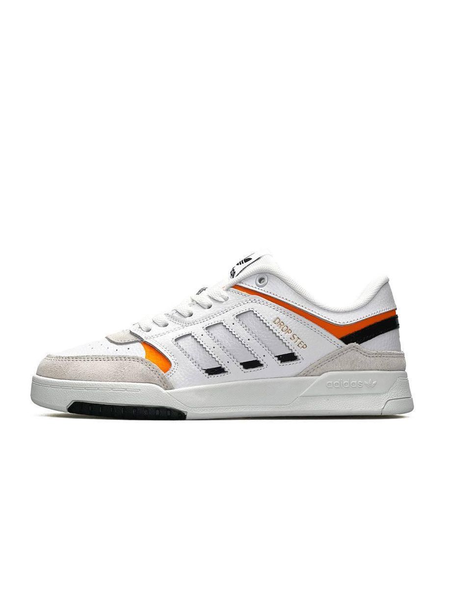 Кросівки Adidas Drop Step White Orange 6706 фото