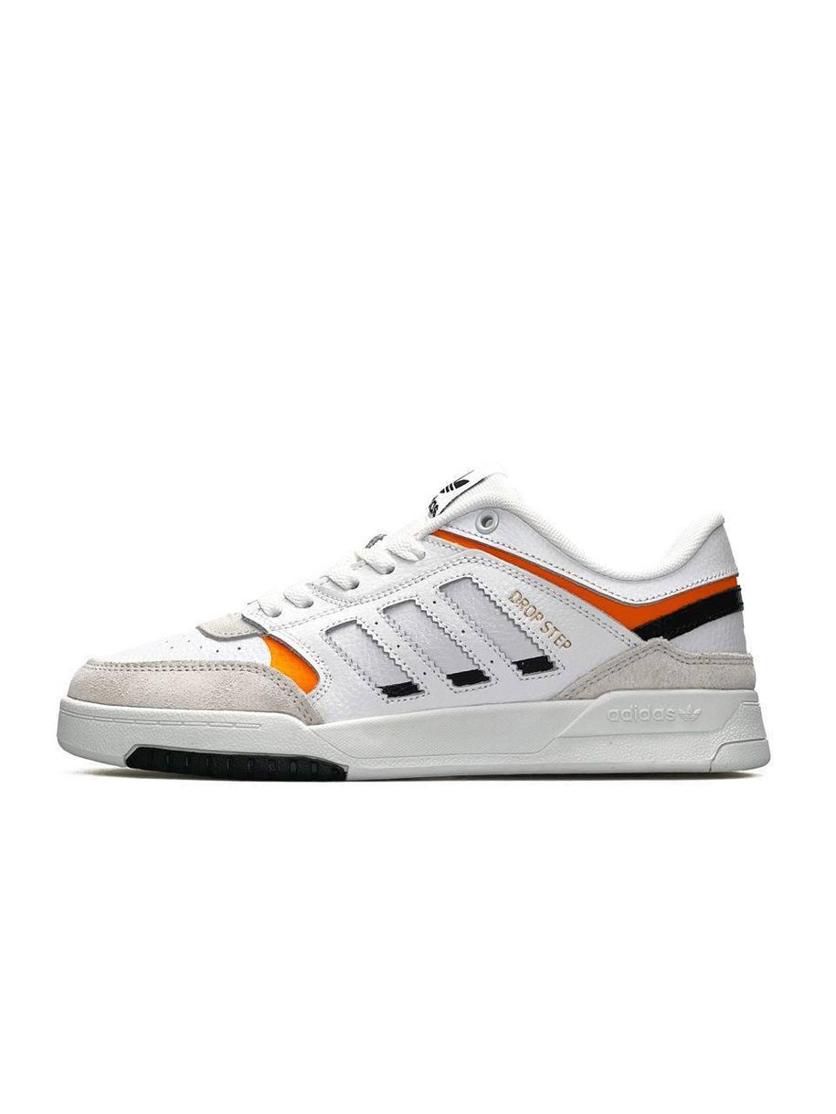 Adidas Drop Step White Orange 6706 фото