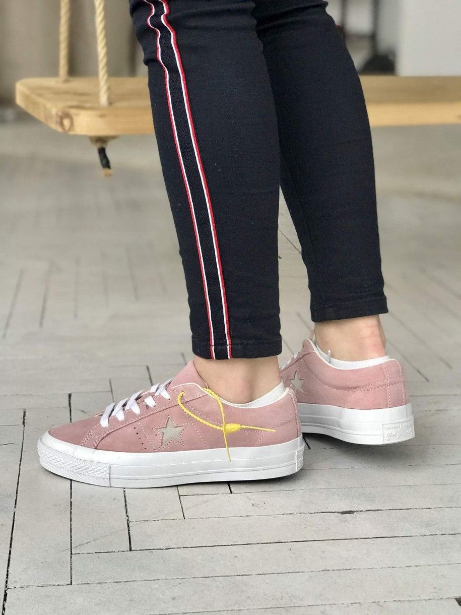 Кеди Converse Low Pink 8097 фото