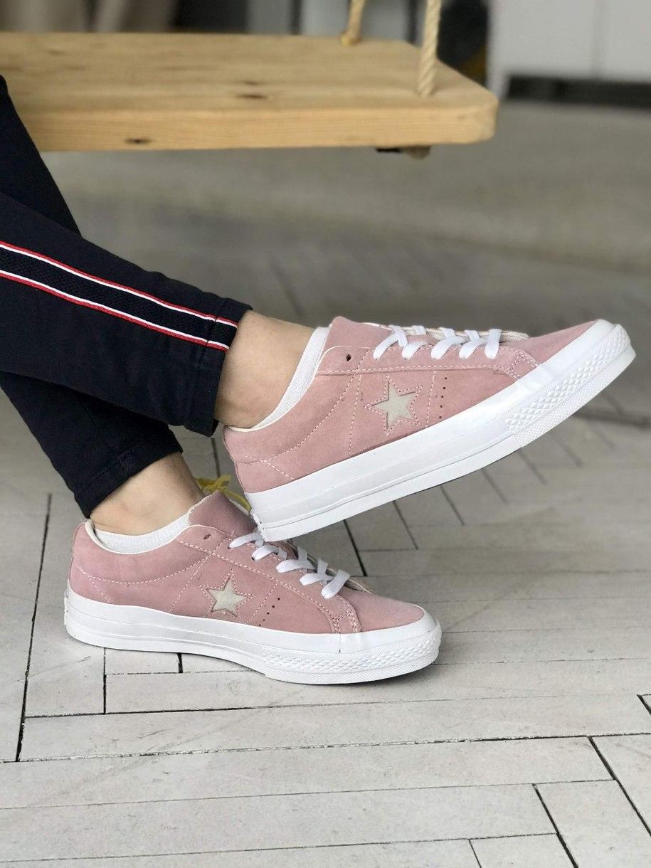 Кеди Converse Low Pink 8097 фото