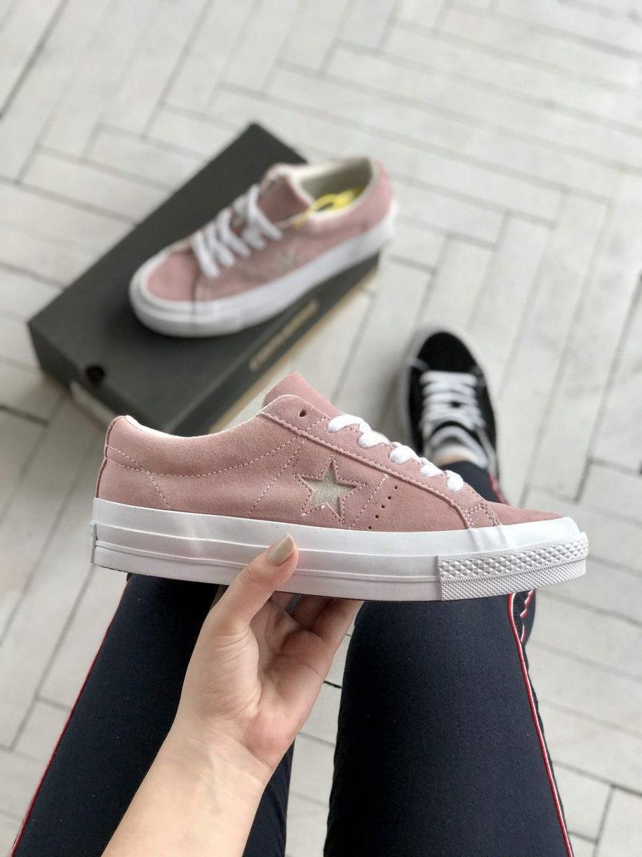 Кеди Converse Low Pink 8097 фото