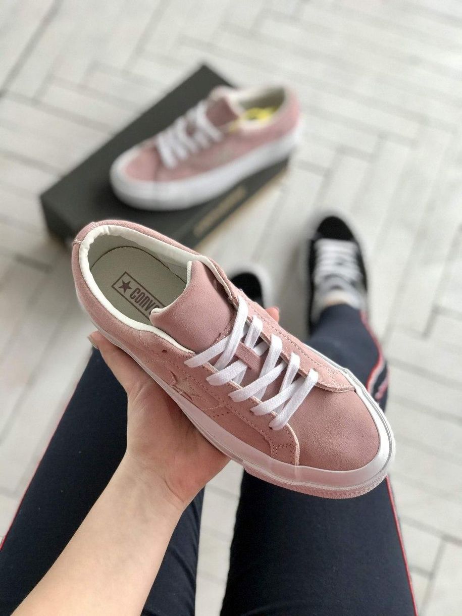 Кеди Converse Low Pink 8097 фото