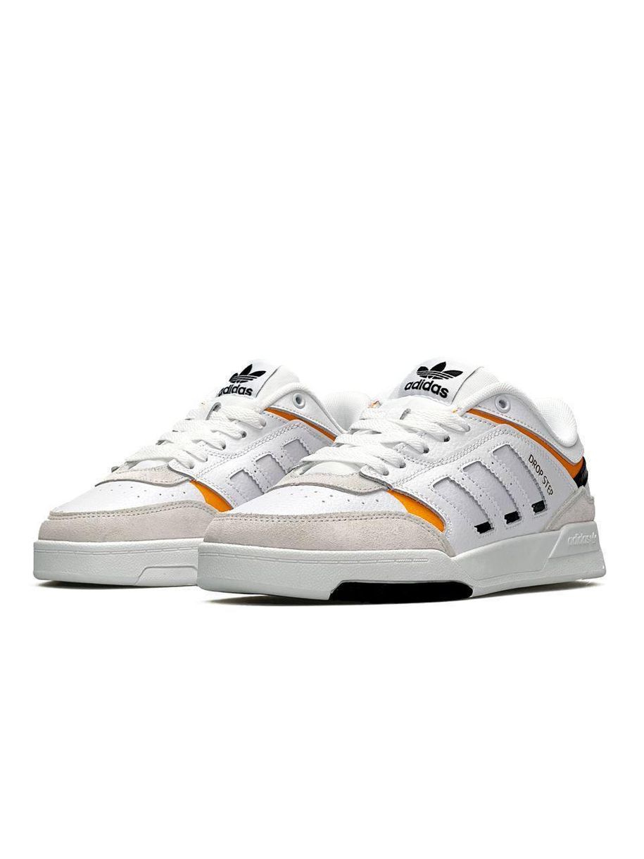 Кросівки Adidas Drop Step White Orange 6706 фото