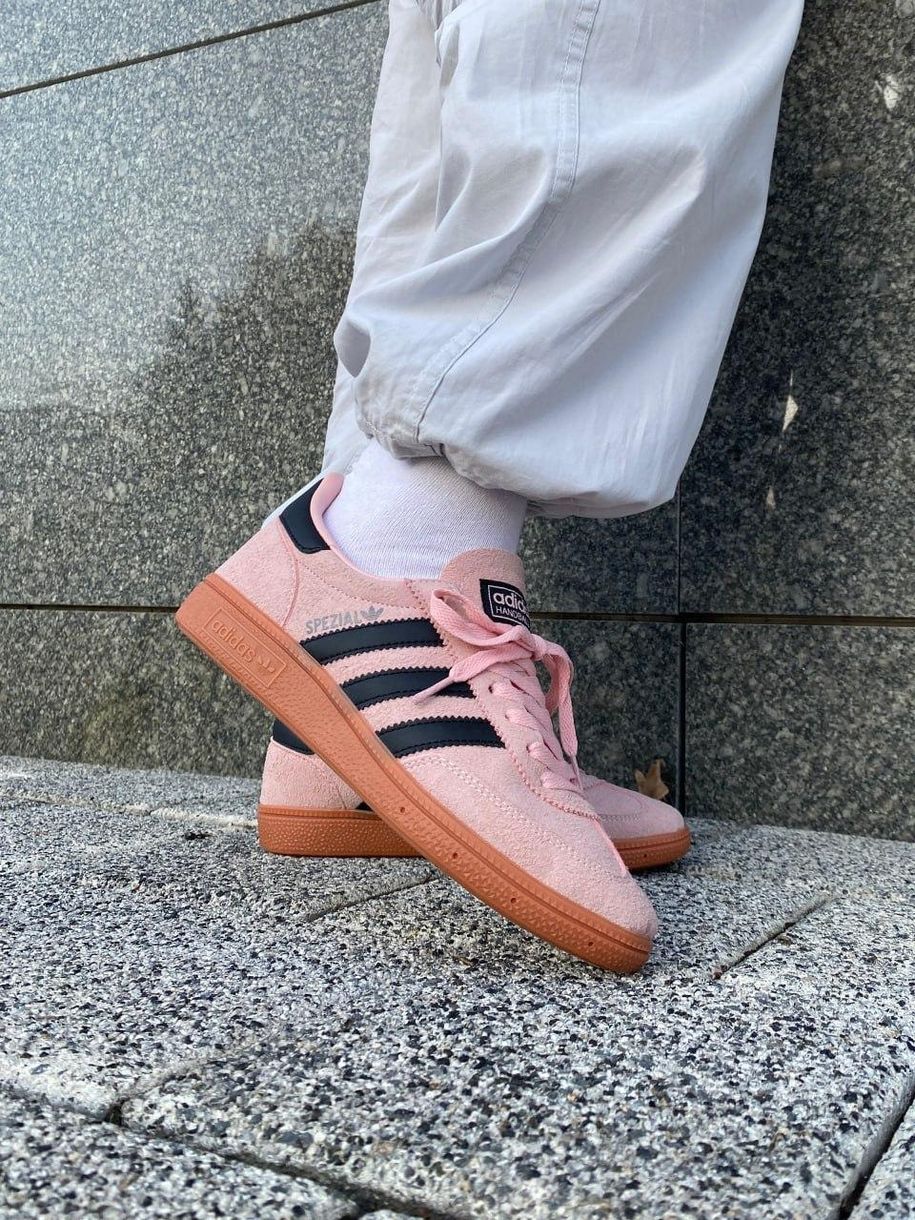 Кроссовки Adidas Spezial Pink Black 10242 фото