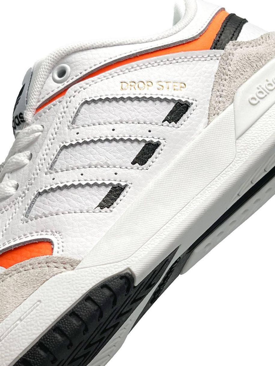 Кросівки Adidas Drop Step White Orange 6706 фото