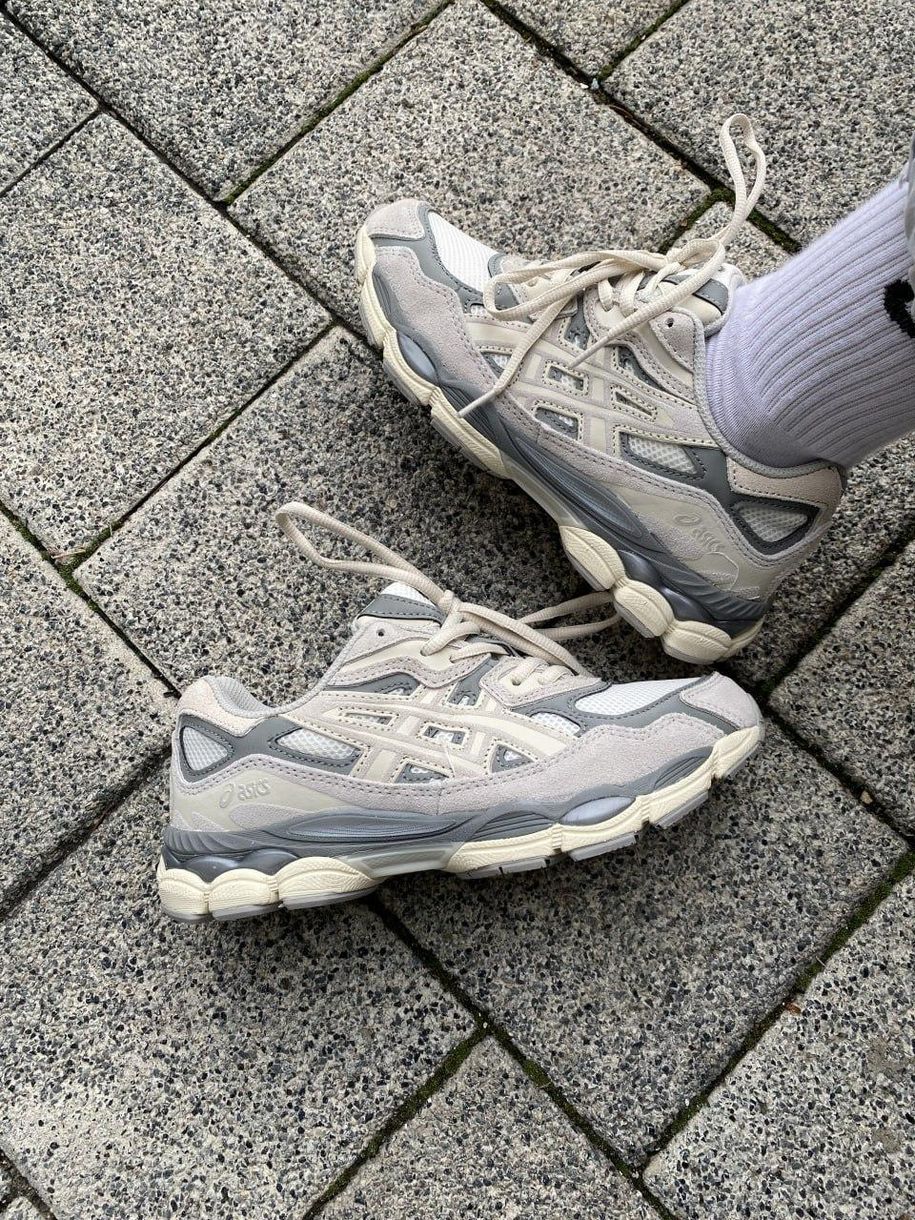 Кроссовки Asics Gel-NYC Grey Beige 9770 фото