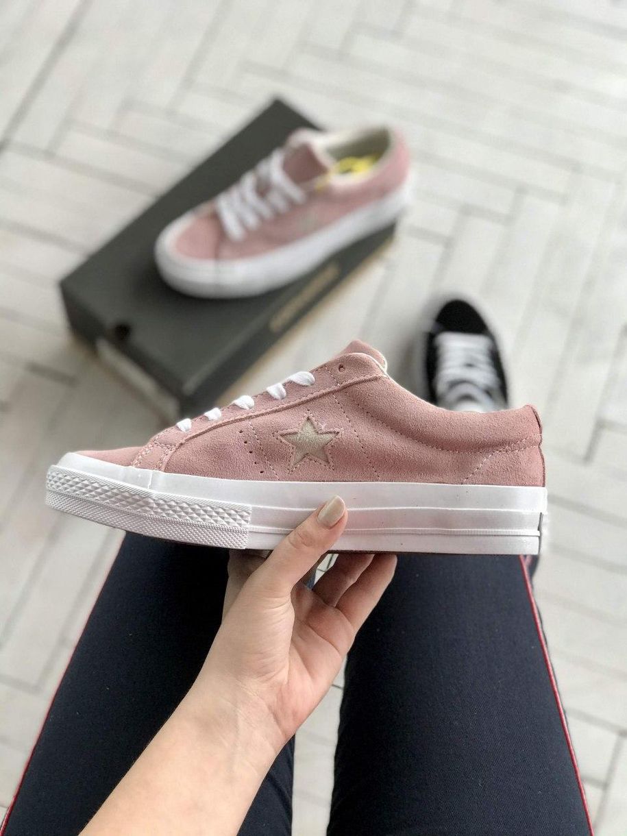 Кеди Converse Low Pink 8097 фото