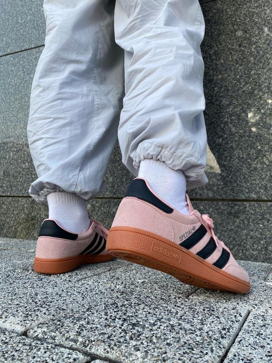 Кроссовки Adidas Spezial Pink Black 10242 фото