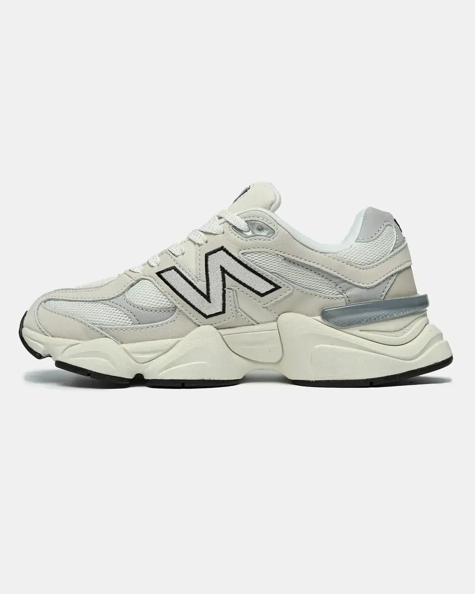 New Balance 9060 Cream White Black