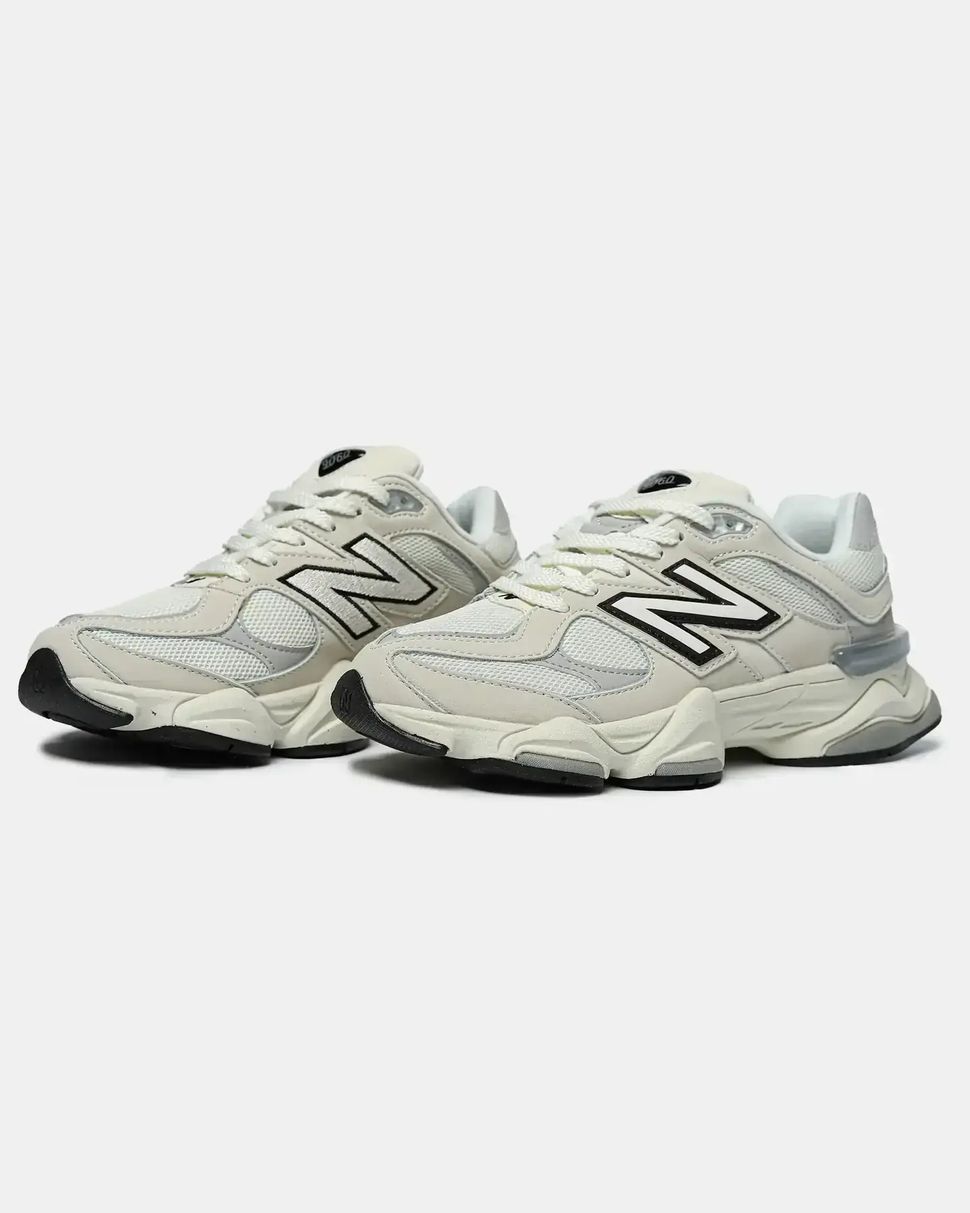 New Balance 9060 Cream White Black