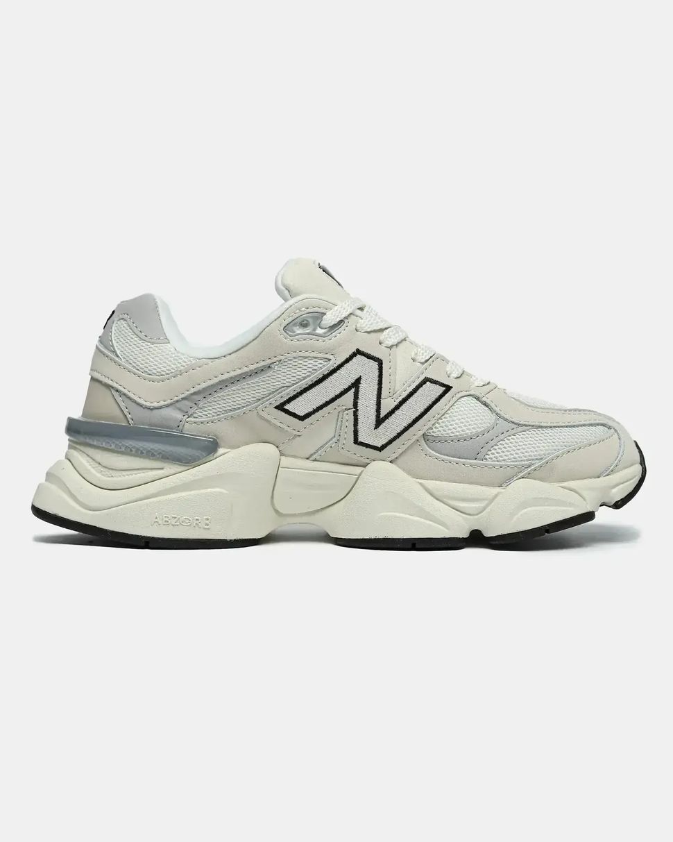 New Balance 9060 Cream White Black