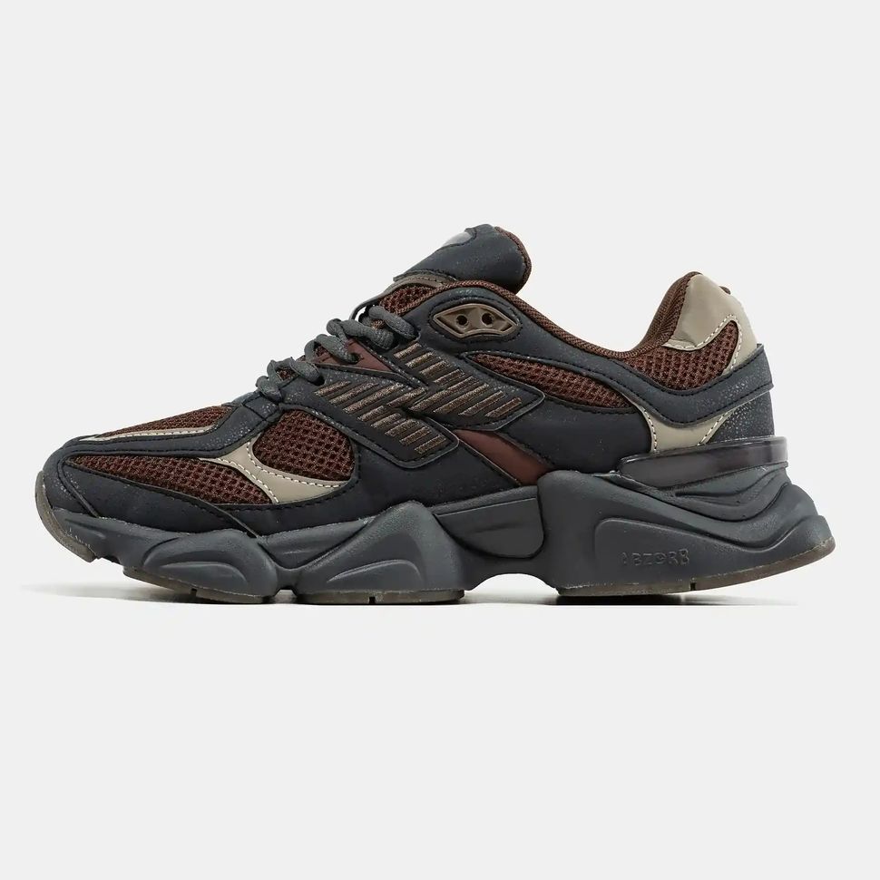 New Balance 9060 Black Brown Olive