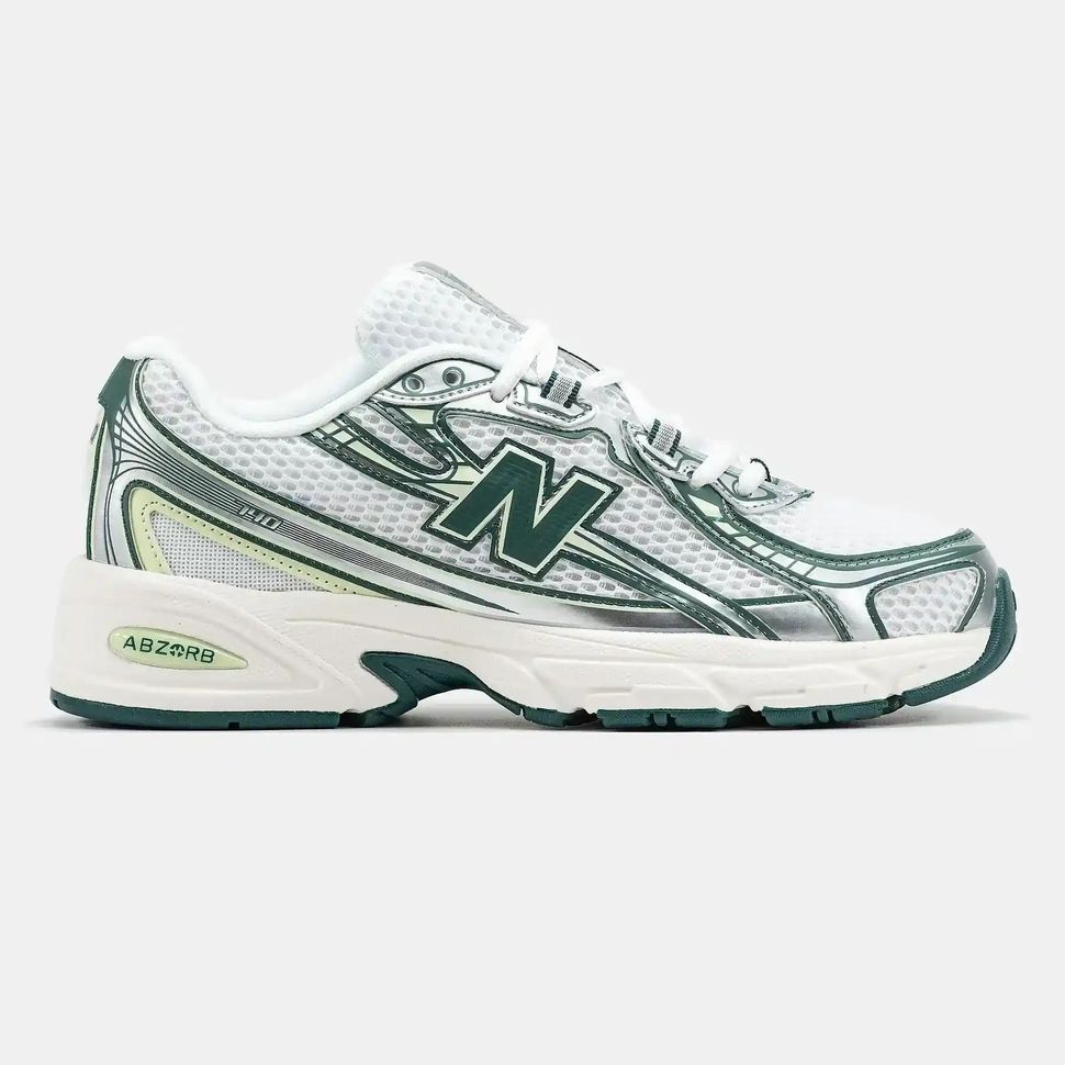 New Balance 740v2 White Green Silver