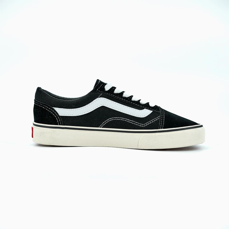 Кеди Vans Old Skool Classic Black White (Молочна підошва) 10363 фото