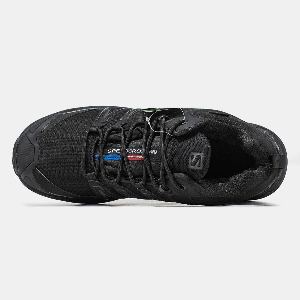 Зимние Кроссовки Salomon Speed Cross Pro Black Fur 9650 фото