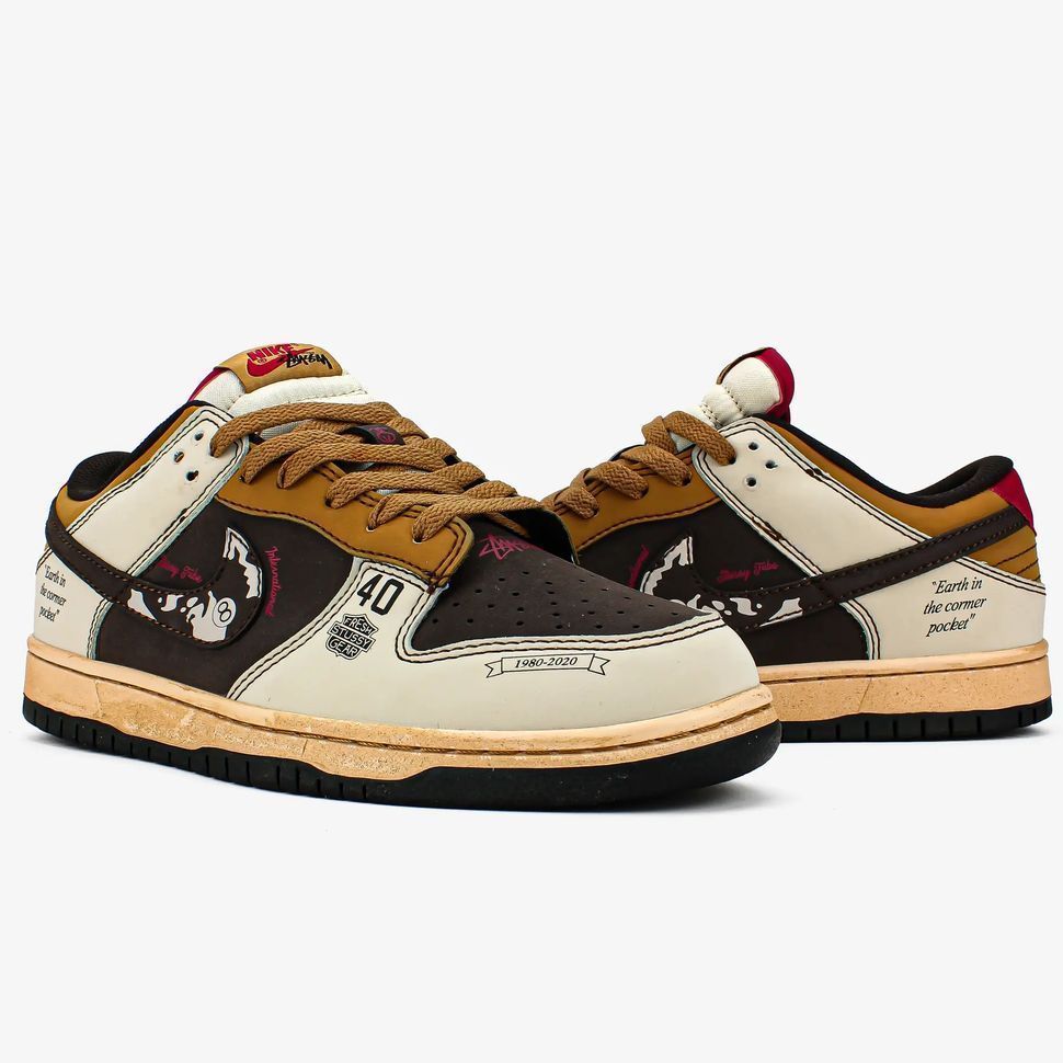 Nike SB Dunk Low x Stussy Brown Beige, 41