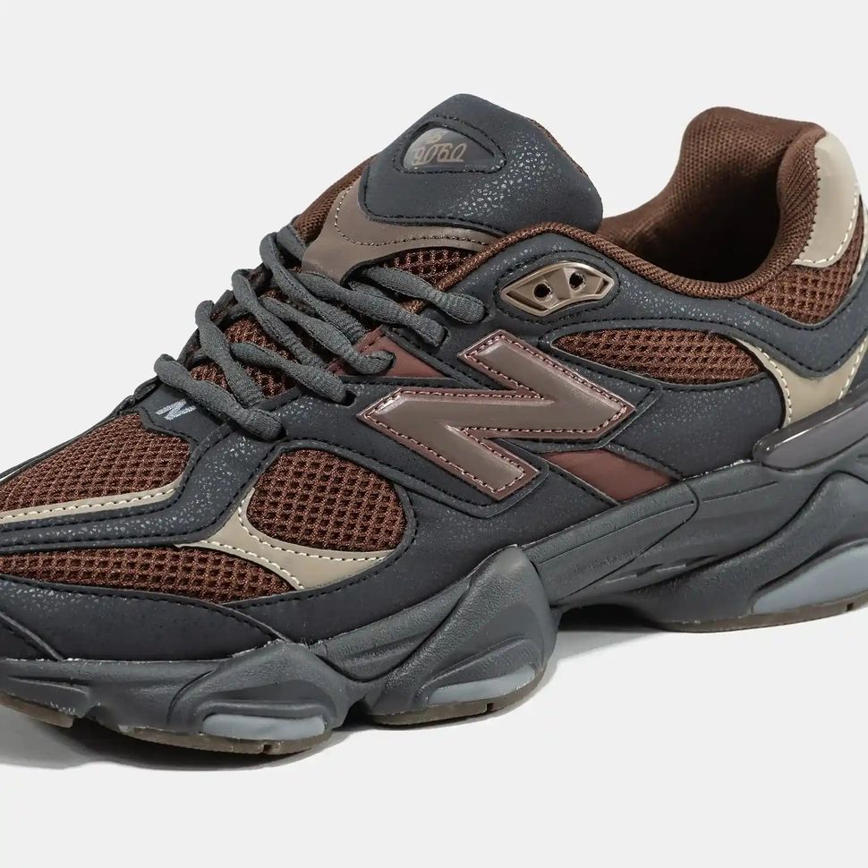 New Balance 9060 Black Brown Olive