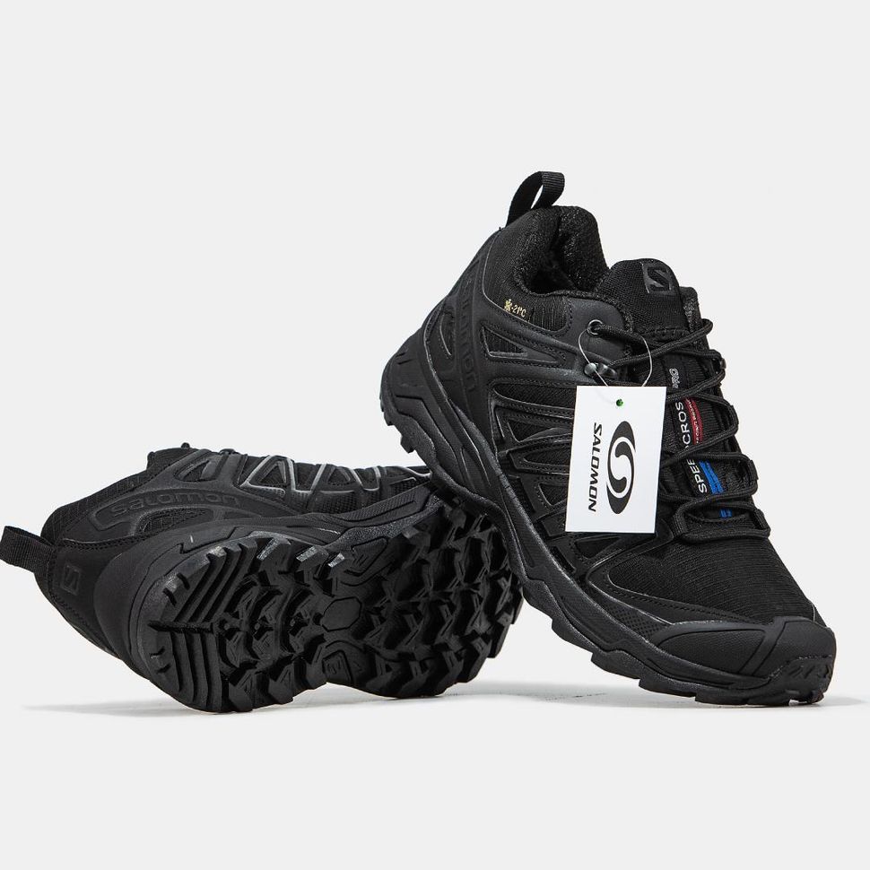 Зимние Кроссовки Salomon Speed Cross Pro Black Fur 9650 фото