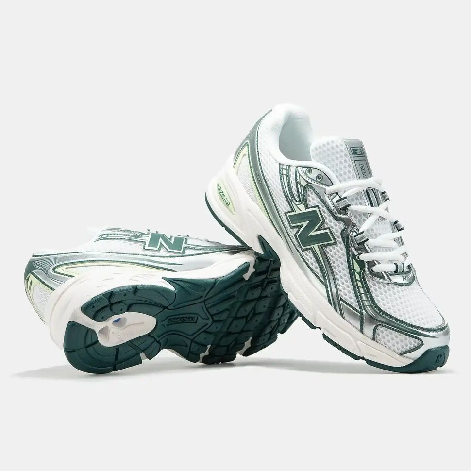New Balance 740v2 White Green Silver