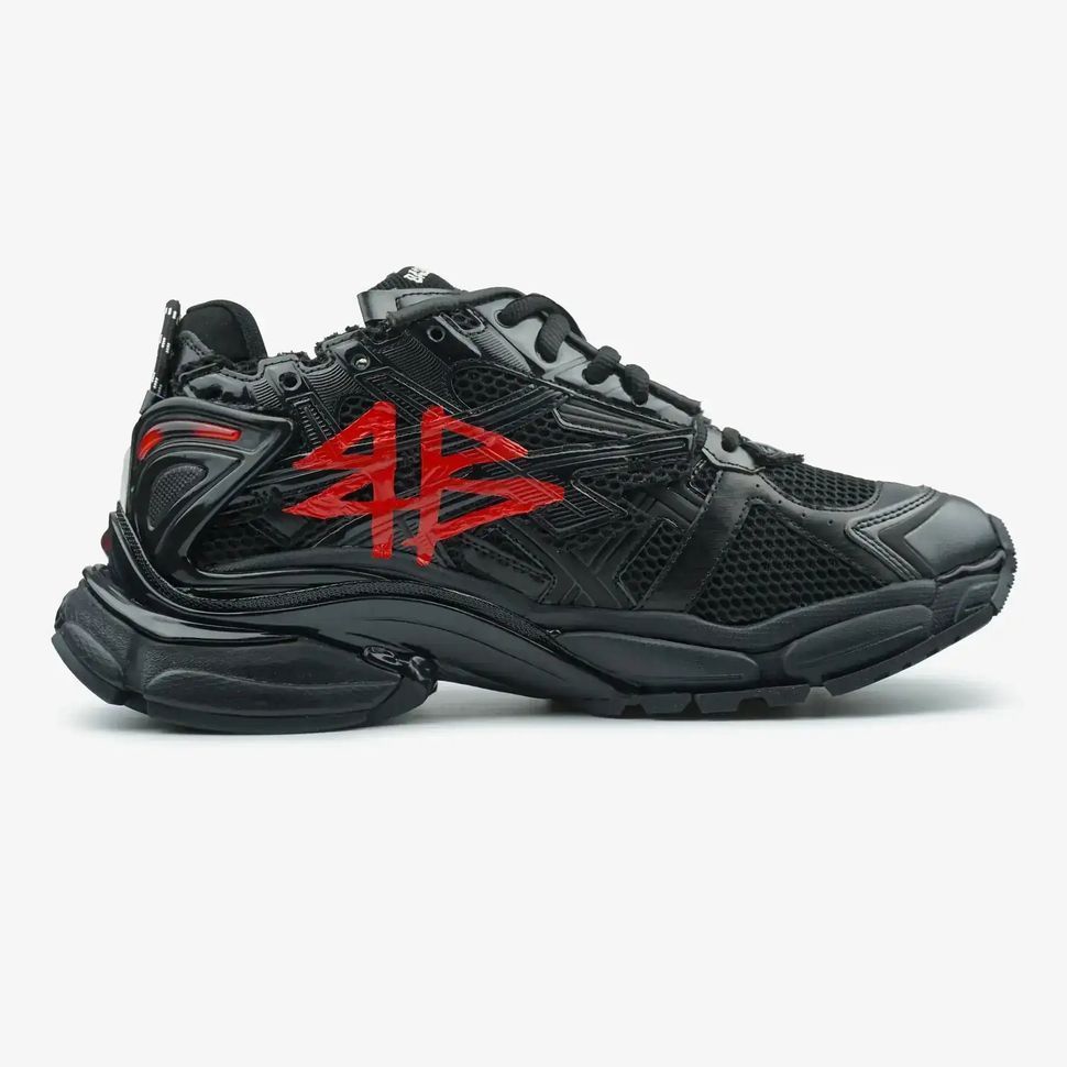 Balenciaga Runner Graffiti Black Red
