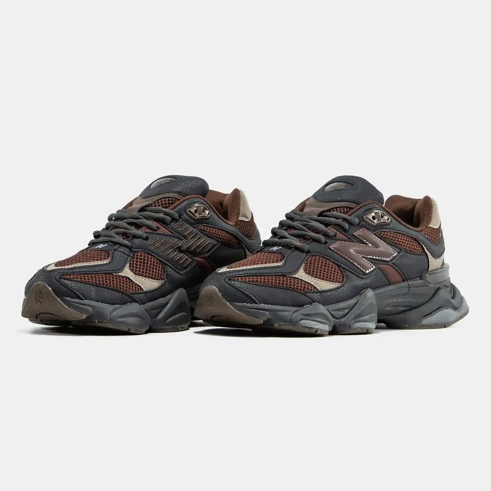 New Balance 9060 Black Brown Olive