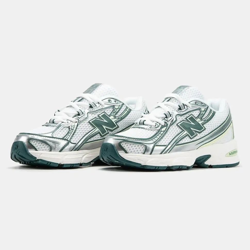 New Balance 740v2 White Green Silver
