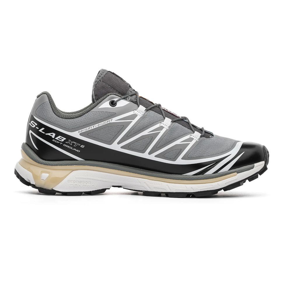 Salomon XT-6 Grey Black White, 42