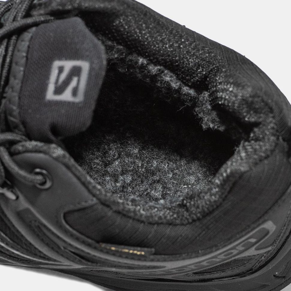 Зимние Кроссовки Salomon Speed Cross Pro Black Fur 9650 фото