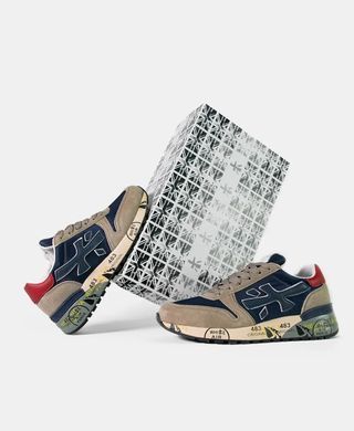 Premiata Mick Navy Beige Red, 41