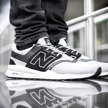 Кроссовки New Balance 247 Grey White Black 3524 фото