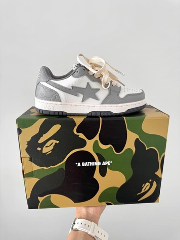 Кросівки A BATHING APE BAPE STA GREY 10517 фото