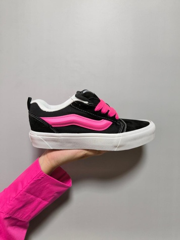 Кеди Vans Knu Skool Black Pink 11720 фото