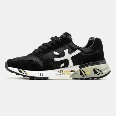 Premiata Mick Black White Grey Sole