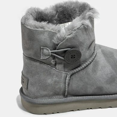UGG Classic Mini Bailey Button Grey, розмір 36