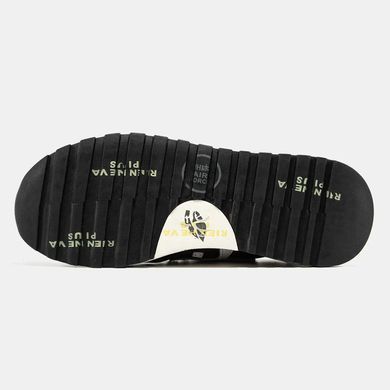 Premiata Mick Black White Grey Sole