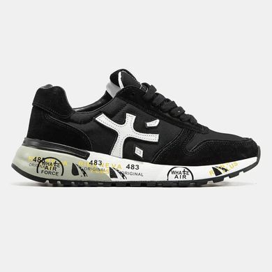 Premiata Mick Black White Grey Sole