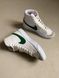 Кросівки Nike Blazer High White Green 7023 фото 4