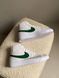 Кросівки Nike Blazer High White Green 7023 фото 5