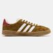 Кеди Adidas Gazelle x Gucci Brown 3302 фото 4