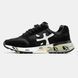 Premiata Mick Black White Grey Sole