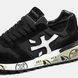 Premiata Mick Black White Grey Sole
