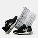 Premiata Mick Black White Grey Sole