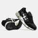 Premiata Mick Black White Grey Sole