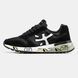 Premiata Mick Black White Grey Sole