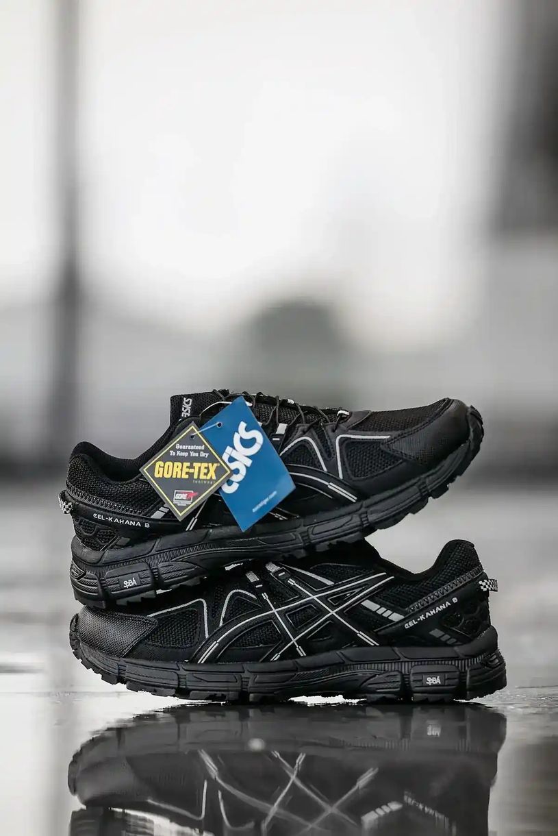 Asics Gel-Kahana 8 GTX Jet Black Reflective
