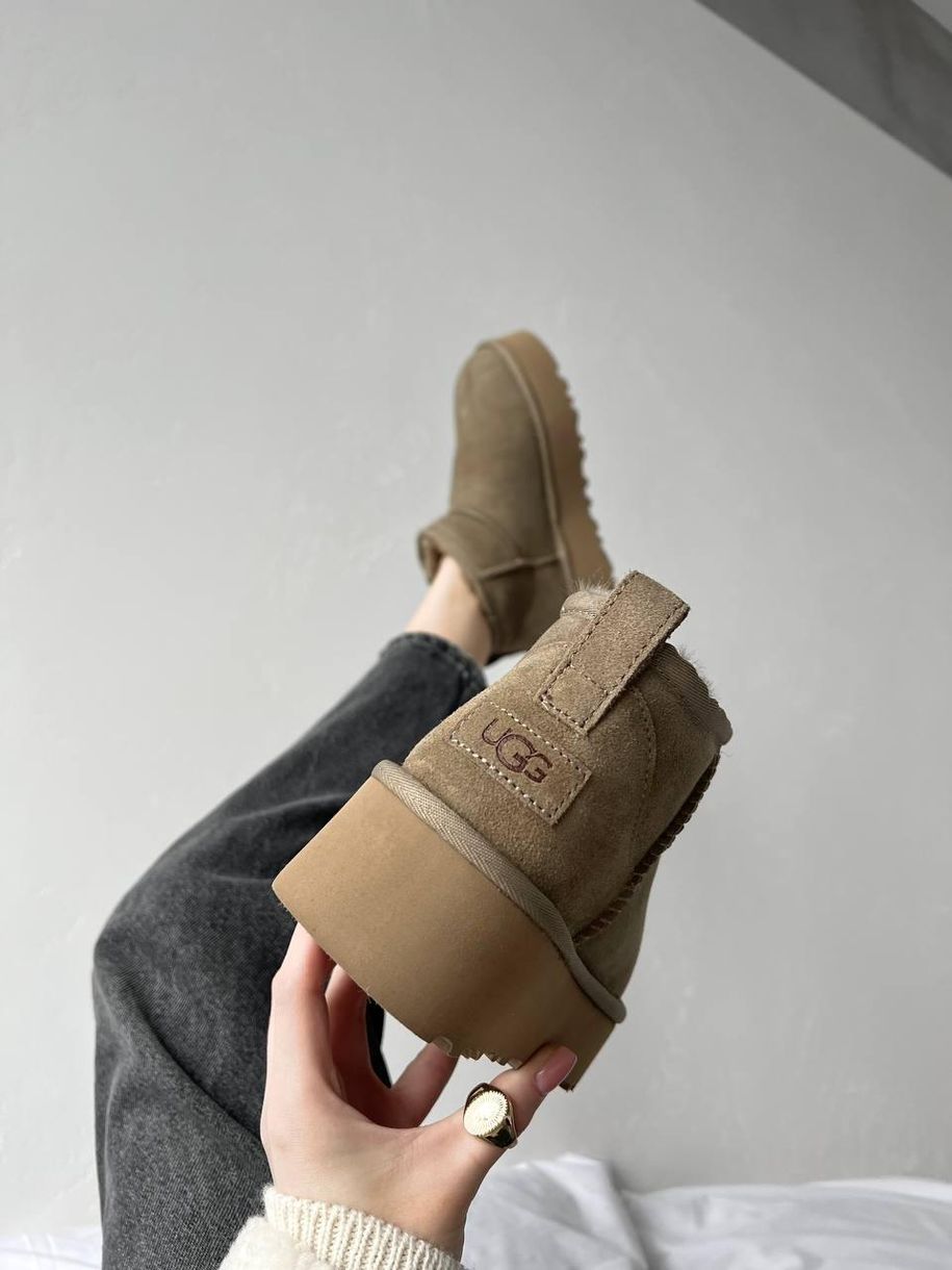 Зимові чоботи UGG Ultra Mini Platform Beige v2, 39