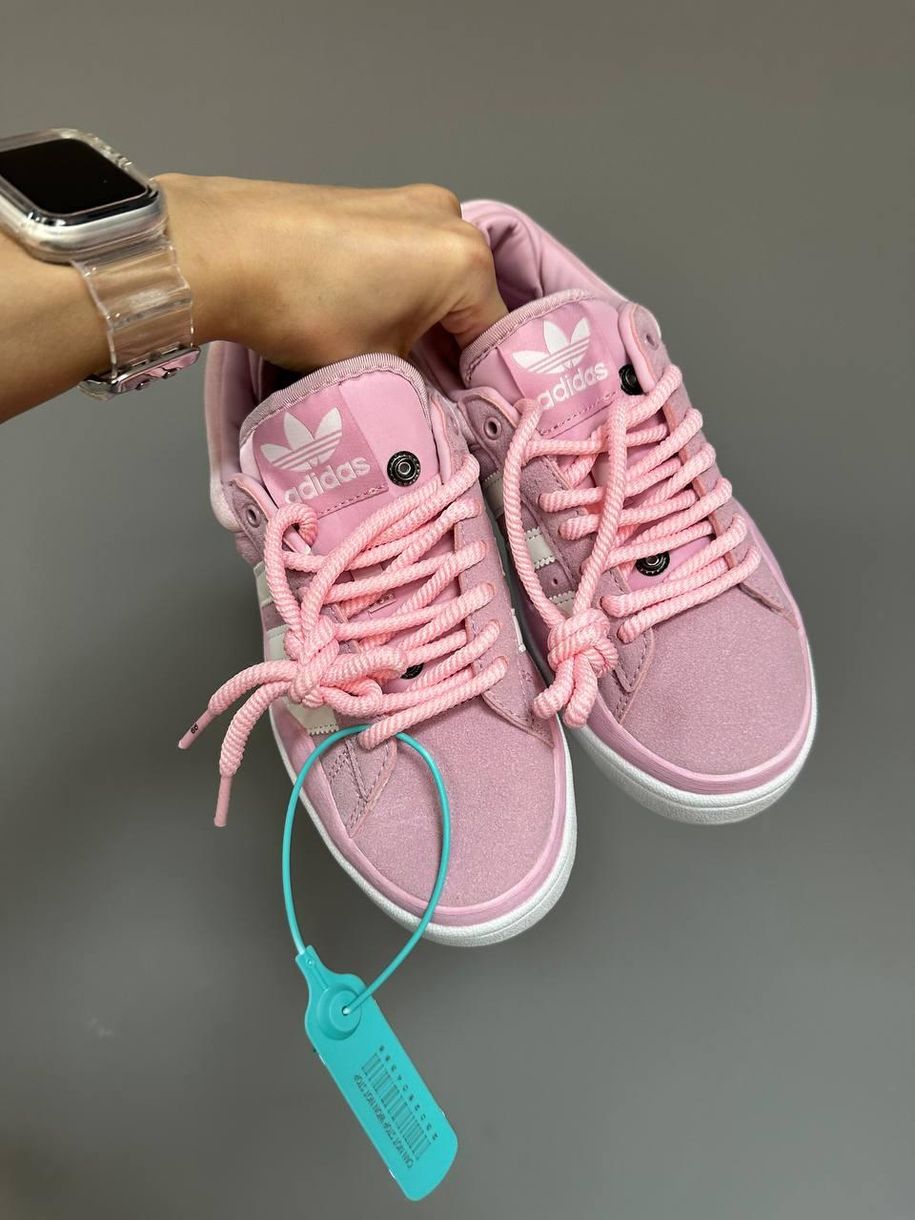 Кроссовки Adidas Campus x Bad Bunny Pink 9175 фото