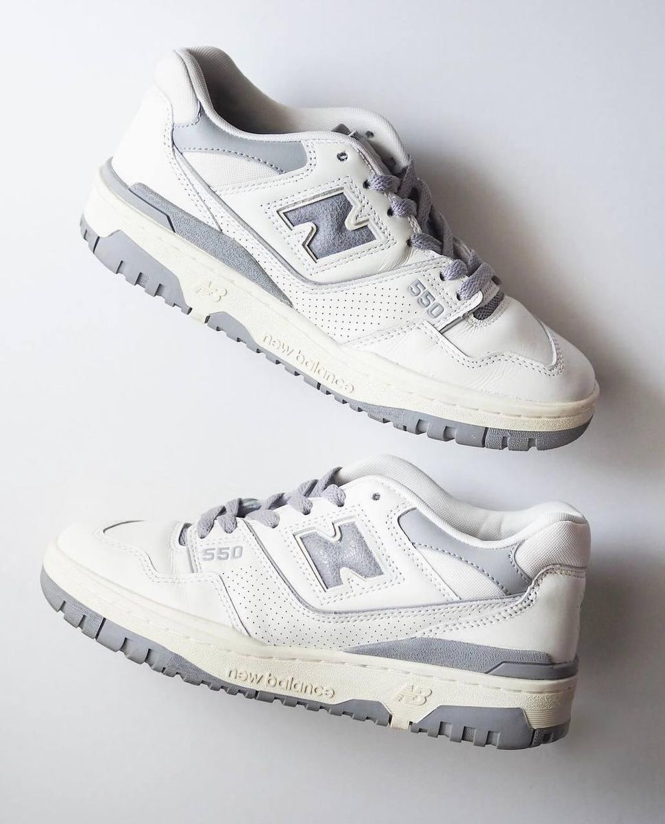 Кроссовки New Balance 550 Leon Dore White Grey 7014 фото