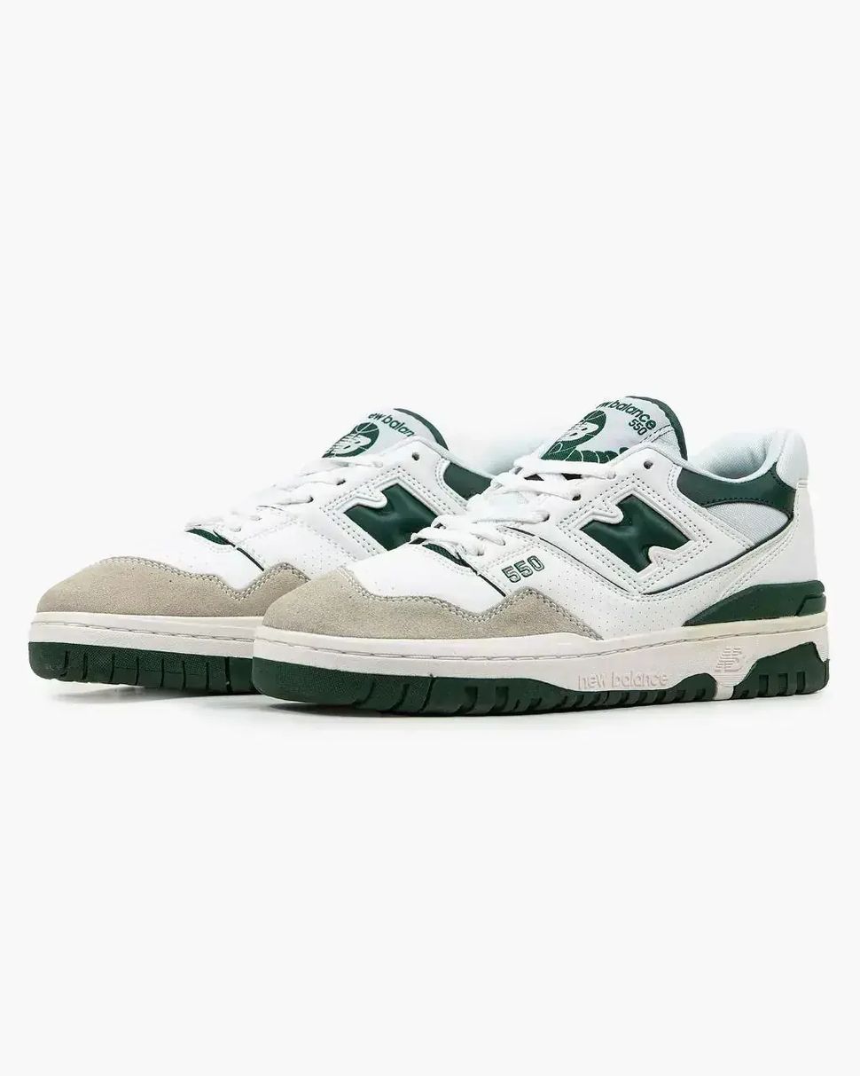 New Balance 550 White Green Grey